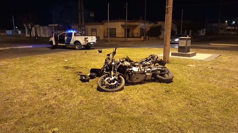 Un agente de la UTOI protagoniz un impactante accidente